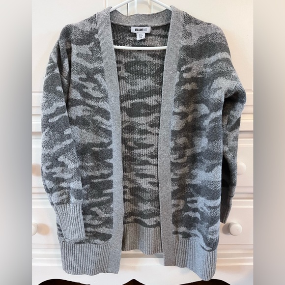 William Rast Grey Camo Cardigan Size S - Picture 5 of 5